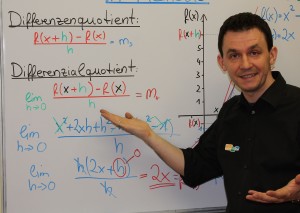 Differentialrechnung Differenzenquotient Differenzialquotient