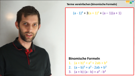 Terme vereinfachen (Binomische Formeln) (1) » mathehilfe24