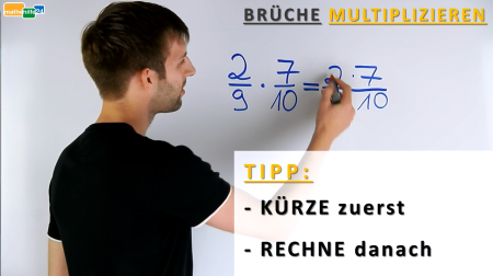 Brüche multiplizieren Regel